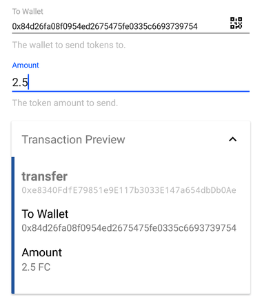 Transaction Preview